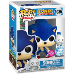 Sonic the Hedgehog Sonic With Chao Flocked Pop! Vinyl #1036