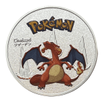 Pokemon Charizard Silver Coin Rare Collectors Gift