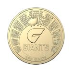 AFL GWS Giants $1 One Dollar Gold Coin 2024 Rare Collectors Limited Edition