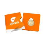 AFL GWS Giants $1 One Dollar Gold Coin 2024 Rare Collectors Limited Edition