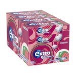 Extra Refreshers Watermelon Raspberry Chewing Gum 7 Pieces X 16 Pack