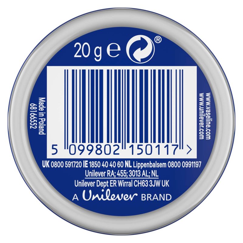 Vaseline Lip Therapy Petroleum Jelly Balm Original 20g