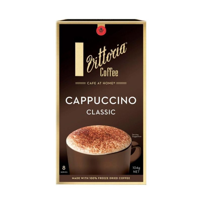 Vittoria Coffee Classic Cappuccino Sachets 8 Pack