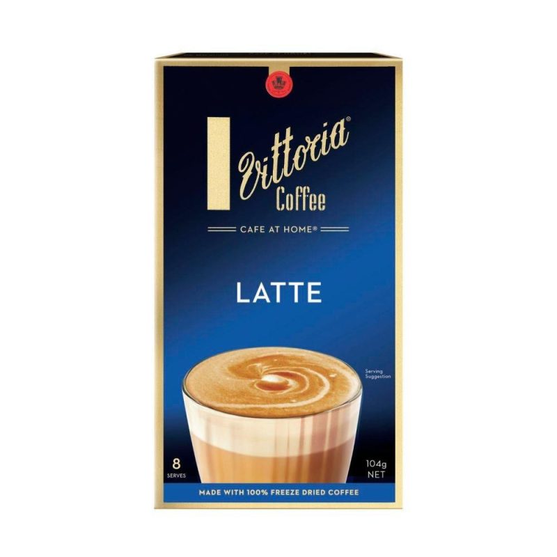 Vittoria Coffee Latte Sachets 8 Pack