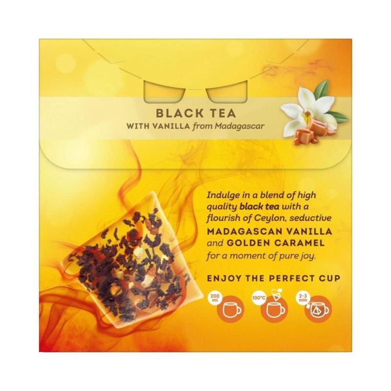 Lipton Black Tea Vanilla Caramel Tea Bags 20 Pack