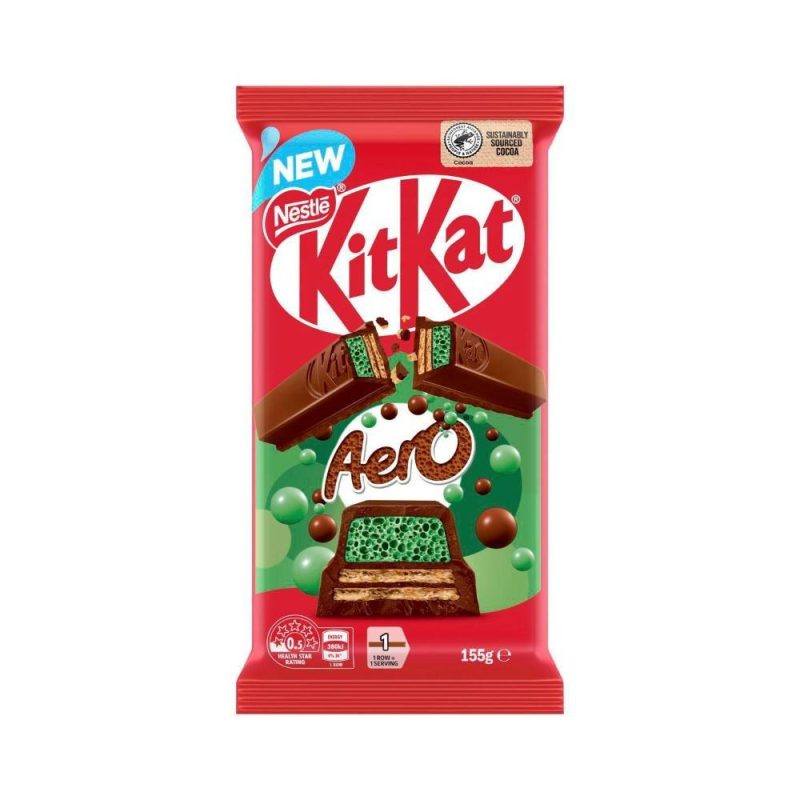 Kit Kat Aero Mint Milk Chocolate Block 155g