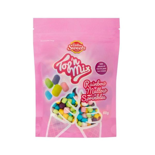 Dollar Sweets Top N Mix Crackling Popping Candy Sprinkles Cake Decoration 80g