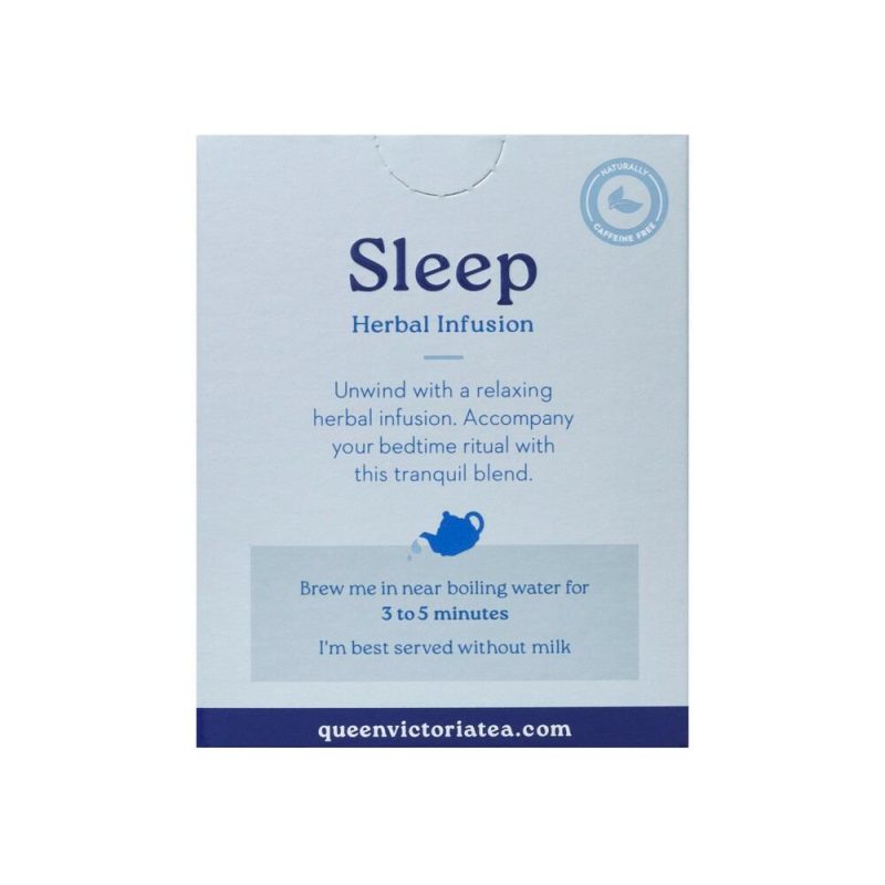 Queen Victoria Sleep Herbal Infusion Premium Tea Bags 18 Pack