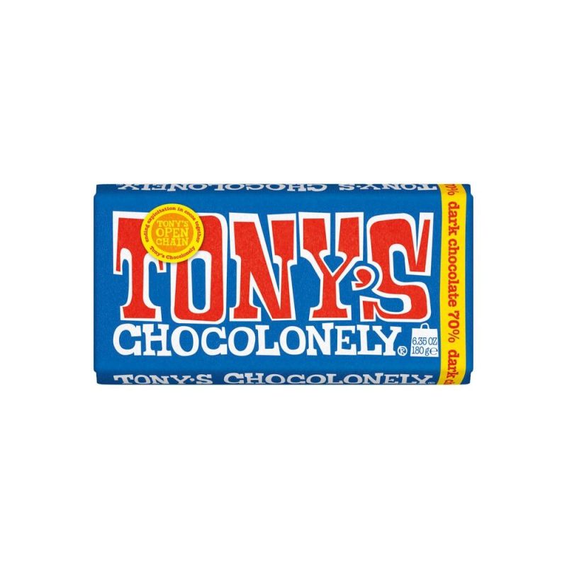 Tonys Chocolonely Dark Chocolate Bar 180g