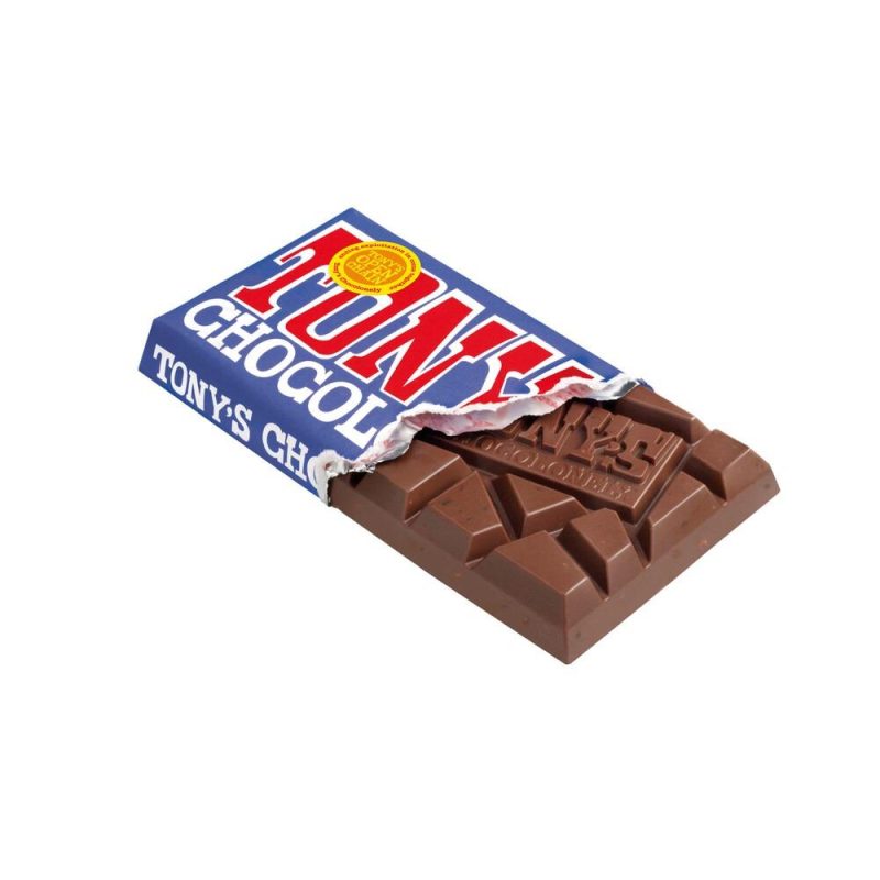 Tonys Chocolonely Dark Chocolate Pretzel Toffee Bar 180g