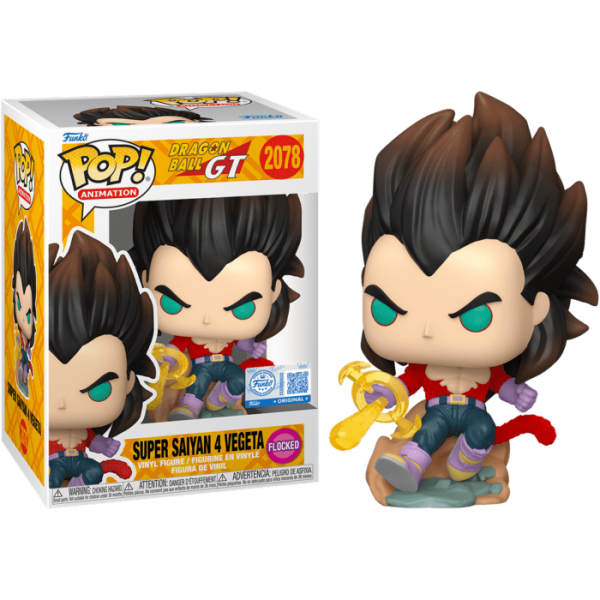 Dragon Ball GT Super Saiyan 4 Vegeta Flocked Pop! Vinyl #2078