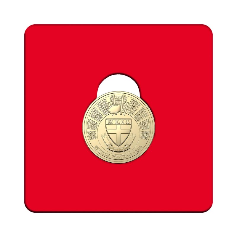 AFL St Kilda $1 One Dollar Gold Coin 2024 Rare Collectors Limited Edition
