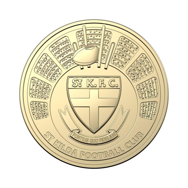 AFL St Kilda $1 One Dollar Gold Coin 2024 Rare Collectors Limited Edition
