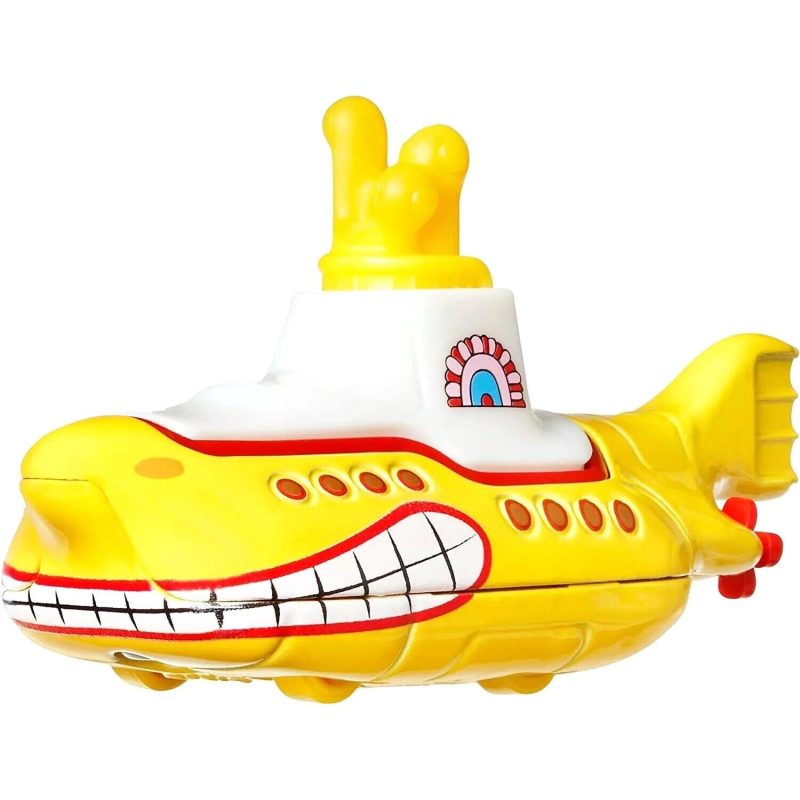 Hot Wheels Premium The Beatles Yellow Submarine Car Toy