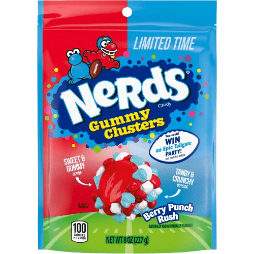 Nerds Gummy Clusters Berry Punch Rush Limited Edition 227g