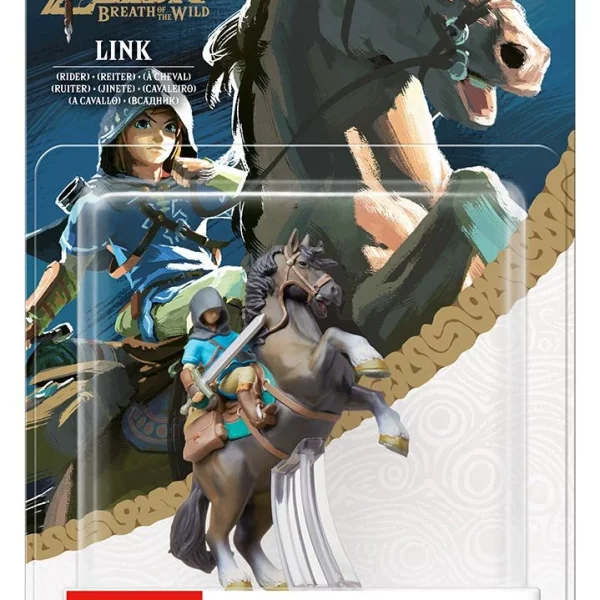 Nintendo Amiibo Figure Zelda Breath Of The Wild Link Rider