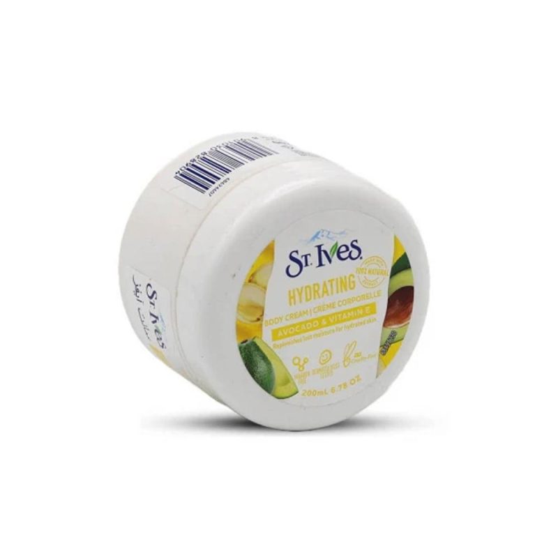St Ives Hydrating Body Cream Avocado and Vitamin E 200ml