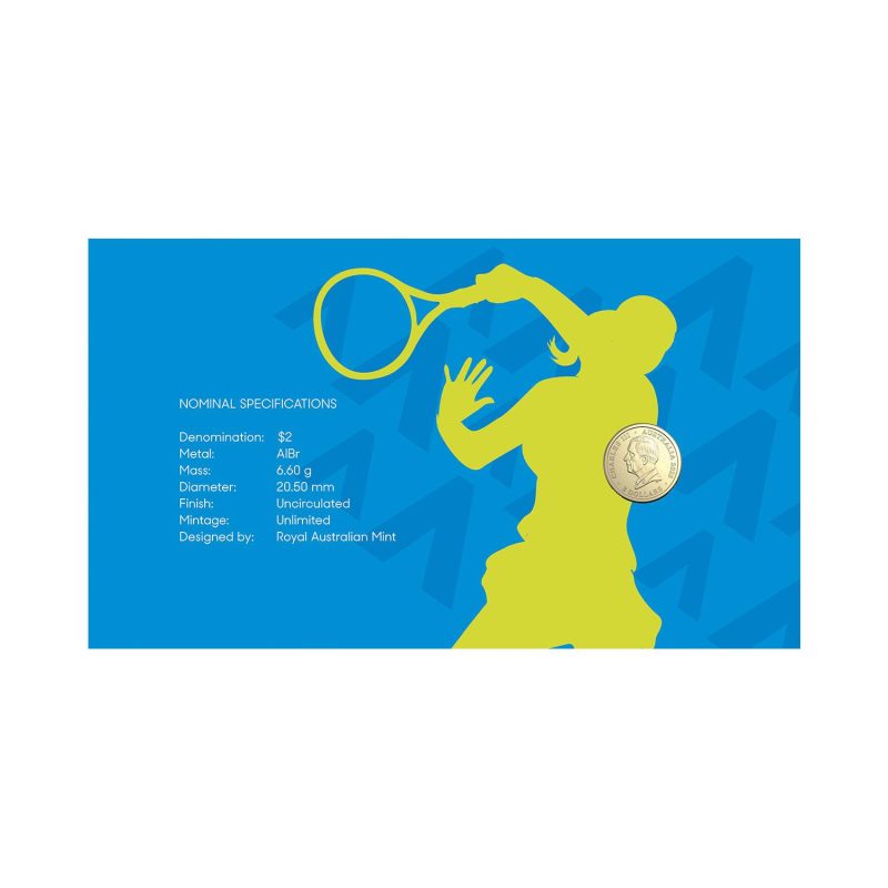 Australian Open Womens Postal Numismatic Cover $2 Gold Coin 2025