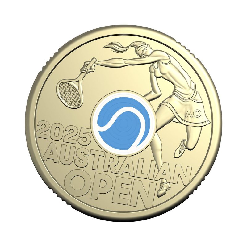 Australian Open Womens Postal Numismatic Cover $2 Gold Coin 2025