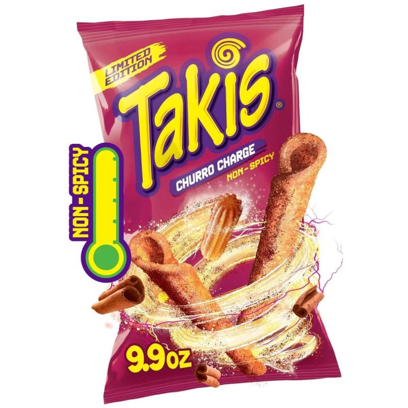 Takis Churro Charge Non-Spicy Rolled Tortilla Chips 280g