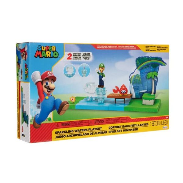 Super Mario Luigi Sparkling Waters Playset