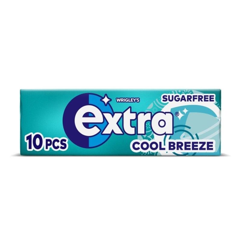 Wrigleys Extra Cool Breeze Chewing Gum 10 Pieces X 30 Pack