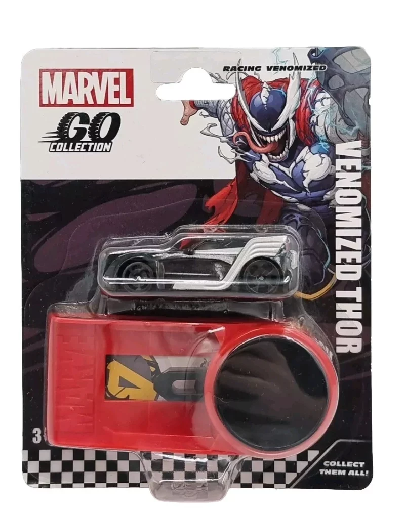 Marvel Go Thor Venomized Car Launcher Set Vehicle Playset