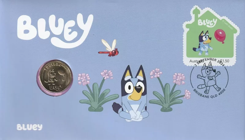 Bluey PNC $1 One Dollar Gold Coin 2024 Bluey