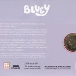 Bluey PNC $1 One Dollar Gold Coin 2024 Uncle Rad & Frisky