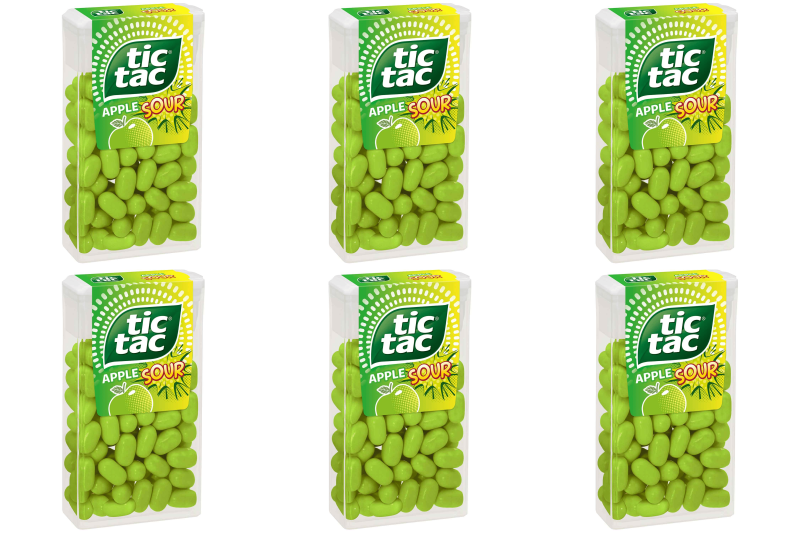 Tic Tac Sour Apple 18g Pack X 6 Packs