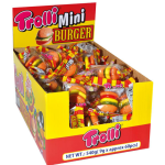 Trolli Gummi Mini Burger Candy Lollies Box for Kids 9g X 60 Burgers