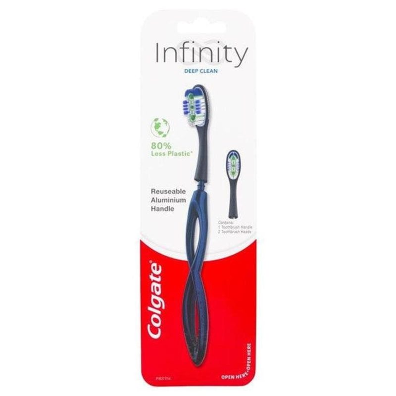 Colgate Infinity Deep Clean Reusable Aluminium Toothbrush