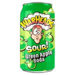 Warheads Sour Green Apple Soda Can 355ml