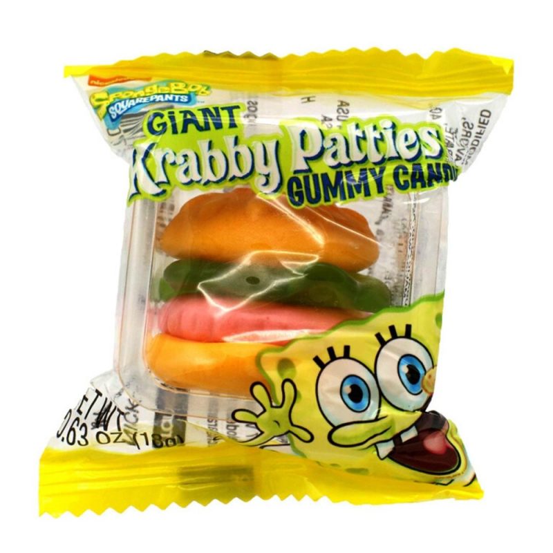 Trolli Spongebob Squarepants Krabby Patties Pack 10 Pack