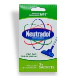 Neutradol Super Fresh Vac Sac Vacuum Deodorizer Sachets 3 Pack