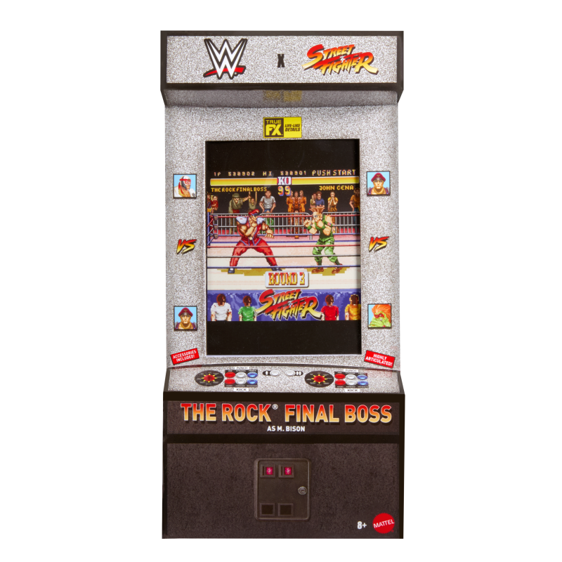 WWE Street Fighter The Rock Final Boss Limited Edition Figure