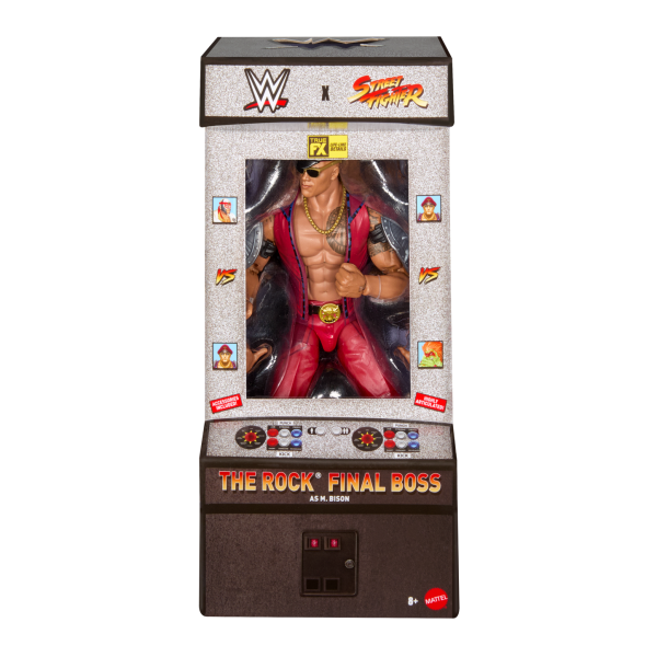 WWE Street Fighter The Rock Final Boss Limited Edition Figure