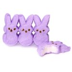 Peeps Marshmallow Purple Lavender Bunnies 8 Pack 85g
