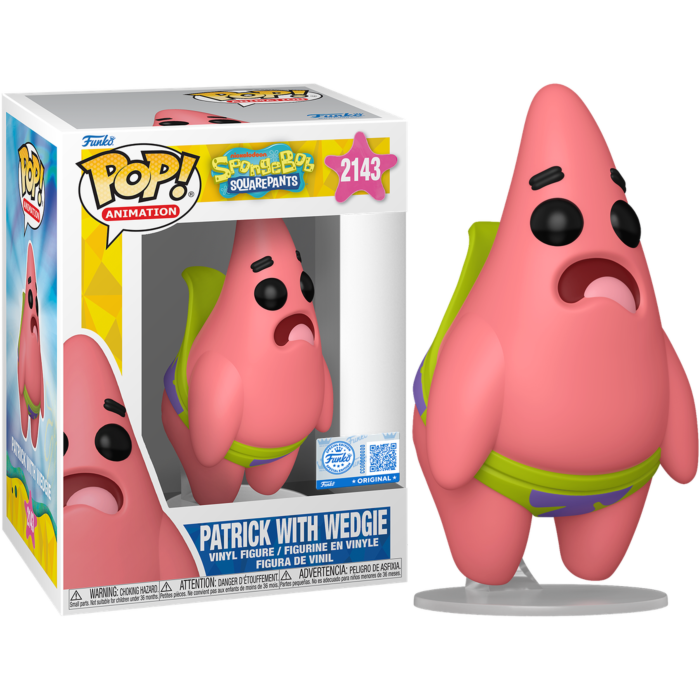 Spongebob Squarepants Patrick With Wedgie Pop! Vinyl #2143