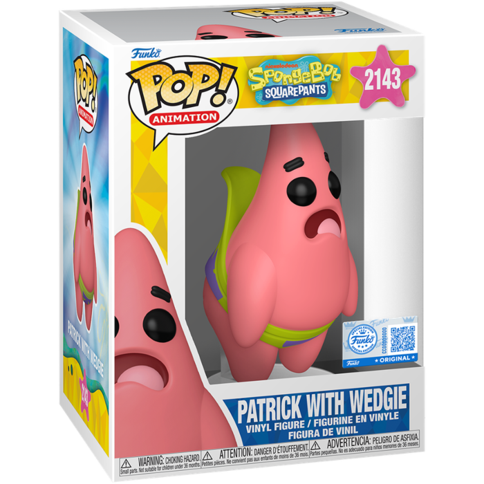 Spongebob Squarepants Patrick With Wedgie Pop! Vinyl #2143