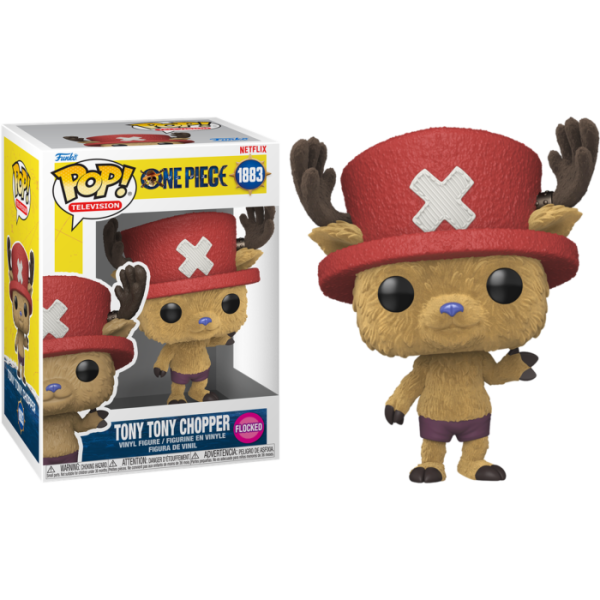 One Piece Tony Tony Chopper Flocked Netflix Pop! Vinyl #1883