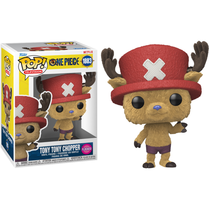 One Piece Tony Tony Chopper Flocked Netflix Pop! Vinyl #1883