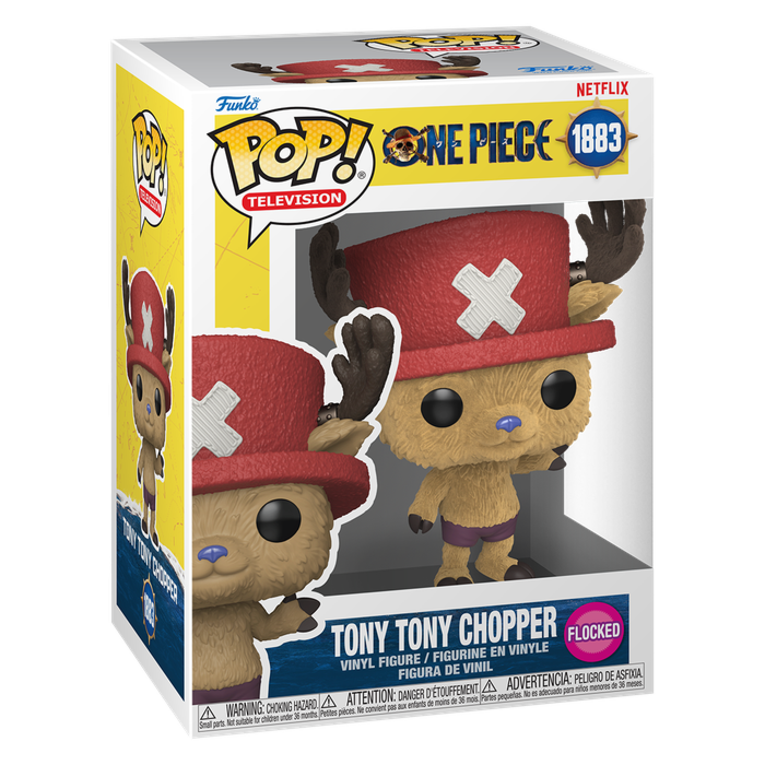 One Piece Tony Tony Chopper Flocked Netflix Pop! Vinyl #1883