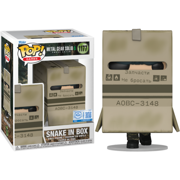 Metal Gear Solid Snake In Box Pop! Vinyl #1177