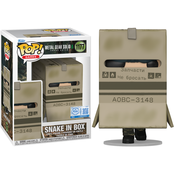 Metal Gear Solid Snake In Box Pop! Vinyl #1177