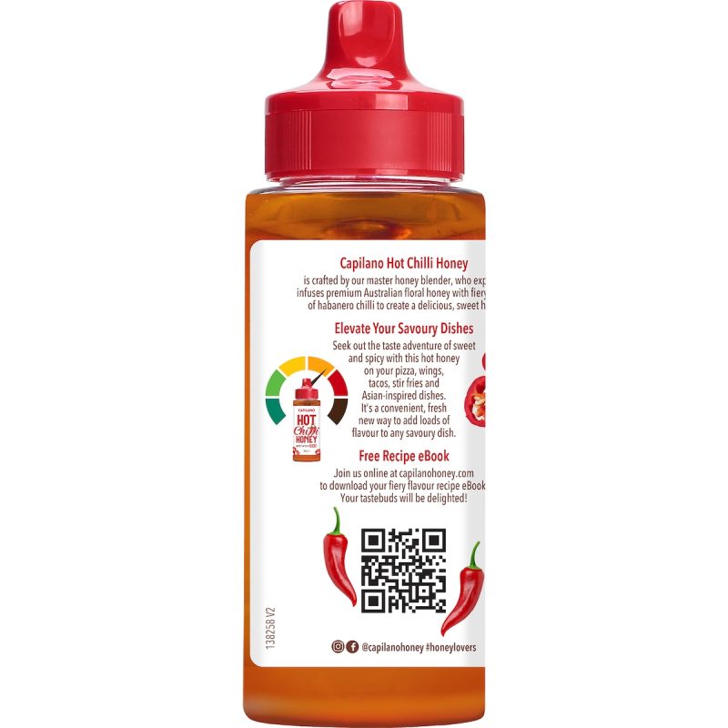 Capilano Hot Chilli Honey Squeeze Bottle 340g