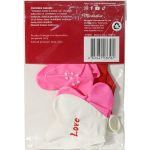 Mirabella Valentines Day Love Heart Balloons 6 Pack