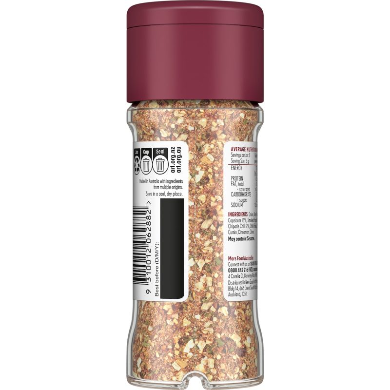 Masterfoods My Muscle Chef Chipotle Spice Blend Seasoning 40g