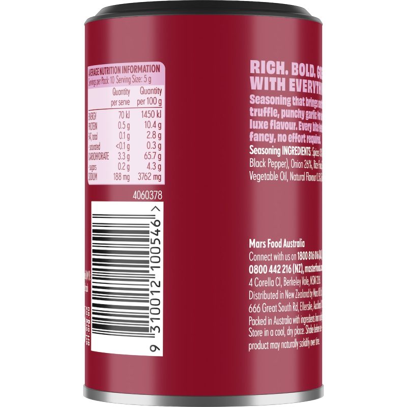 Masterfoods Garlic Truffle Herbs Spices Seasoning 50g