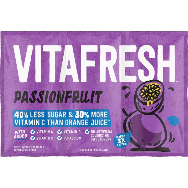 Vitafresh Tang Instant Drink Mix Powder Passionfruit Flavour 150g